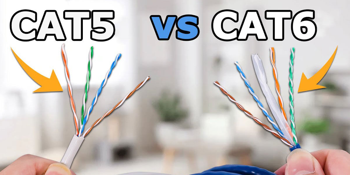 چرا باید از کابل شبکه Cat6 به جای Cat5 استفاده کنیم؟