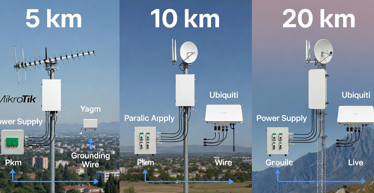 راهنمای خرید رادیو وایرلس برای مسافت‌های ۵، ۱۰ یا ۲۰ کیلومتر