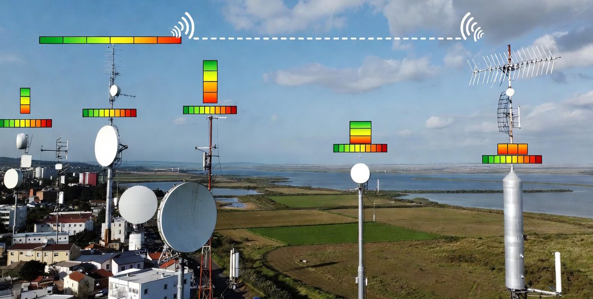 تأثیر ارتفاع نصب آنتن بر کیفیت لینک وایرلس | راهنمای افزایش برد و پایداری