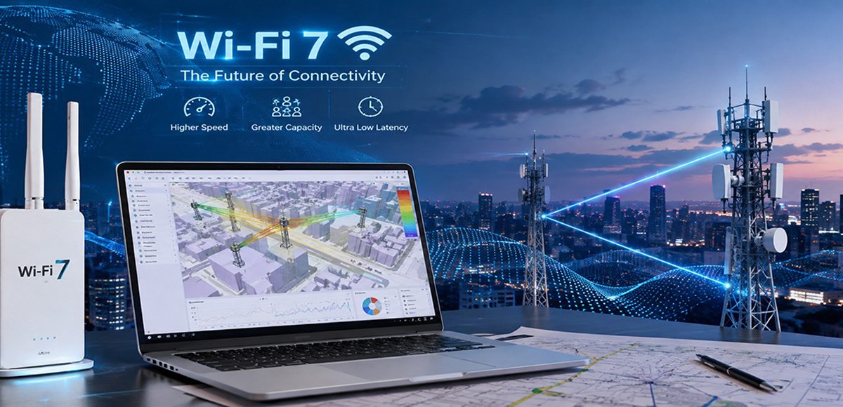 نگاه به آینده: Wi-Fi 7 و شبیه‌سازی لینک