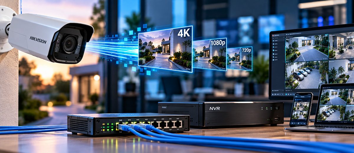 چگونه تصاویر دوربین مداربسته را با کیفیت بالا منتقل کنیم؟